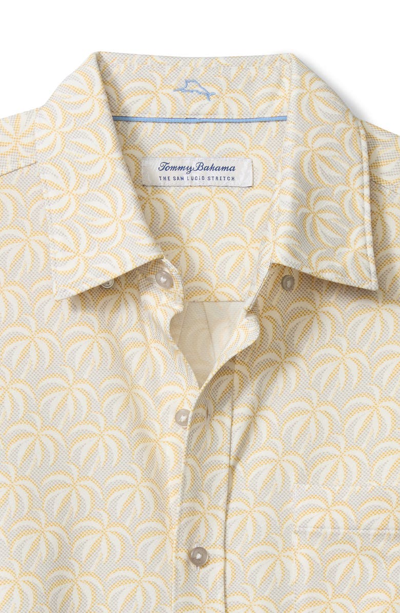 Tommy Bahama San Lucio Palminade Knit Stretch IslandZone<sup>®</sup> Button-Up Shirt, Alternate, color,