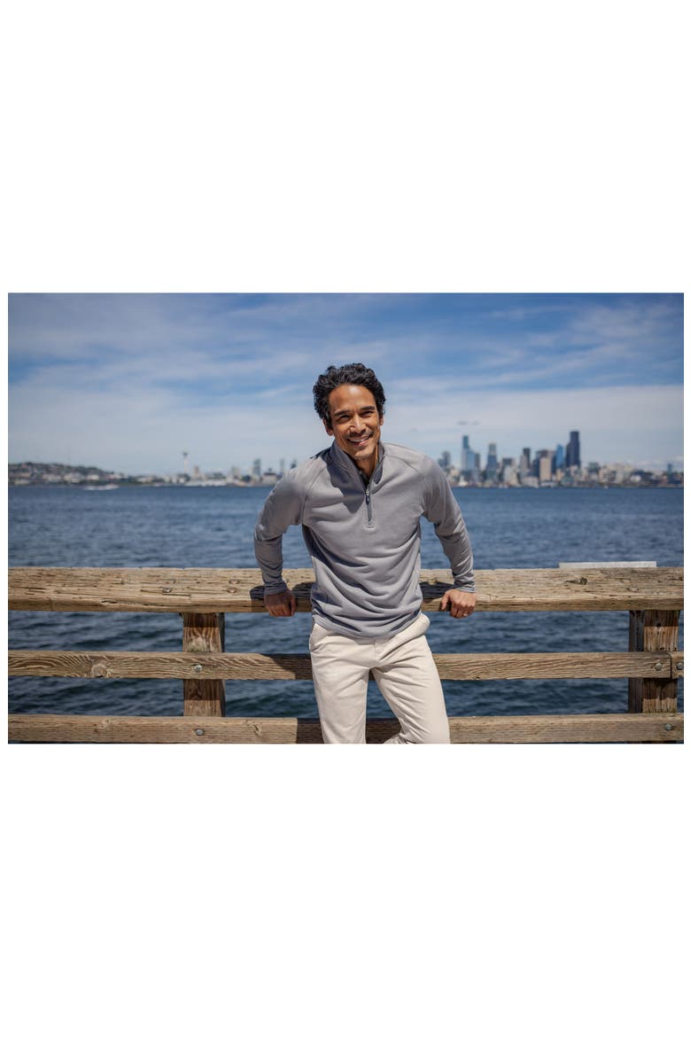 Peshastin Fleece Half Zip Pullover, Alternate, color, ELEMENTAL GREY HEATHER
