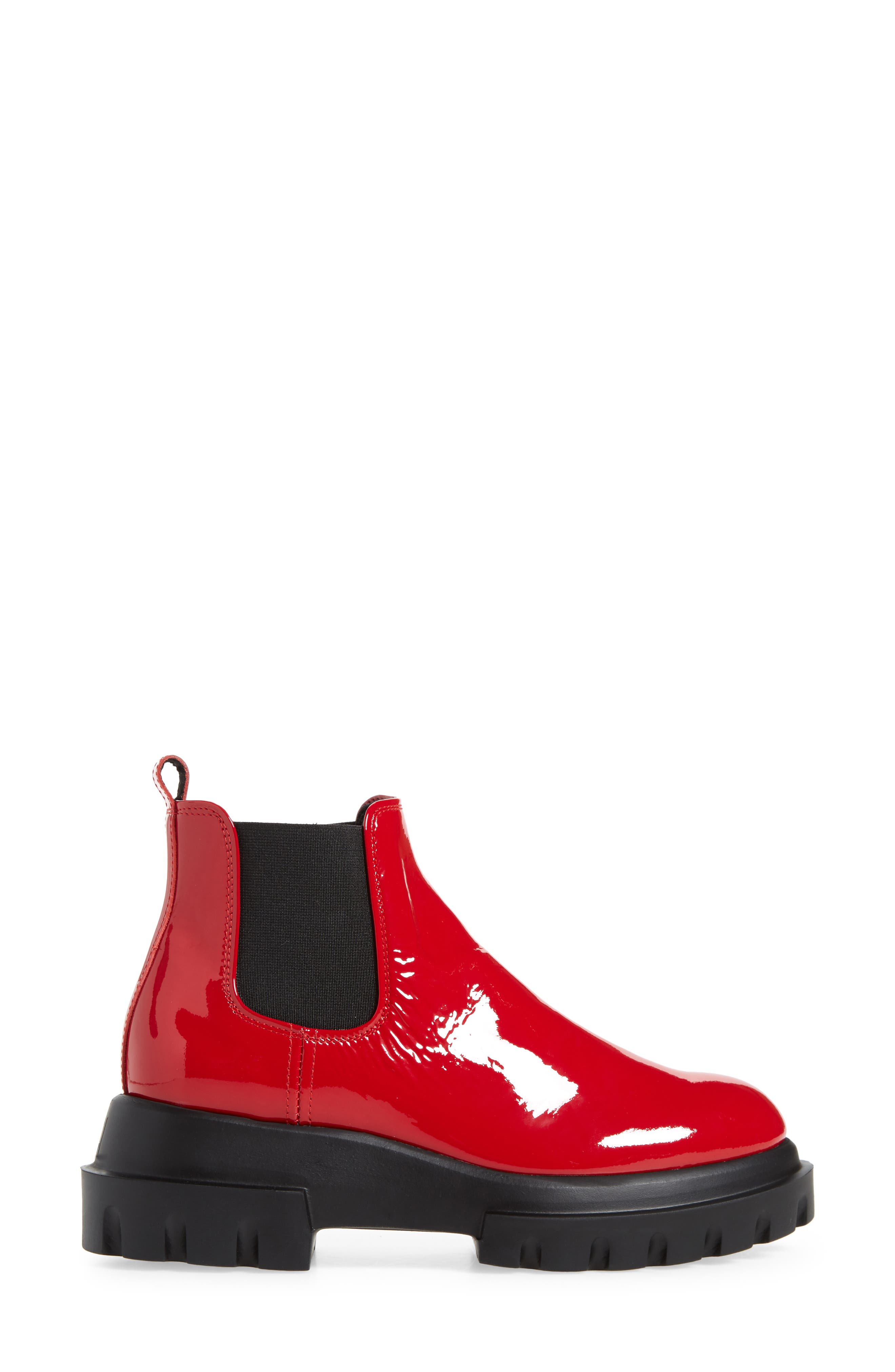 Maxine Chelsea Boot, Alternate, color, RED PATENT