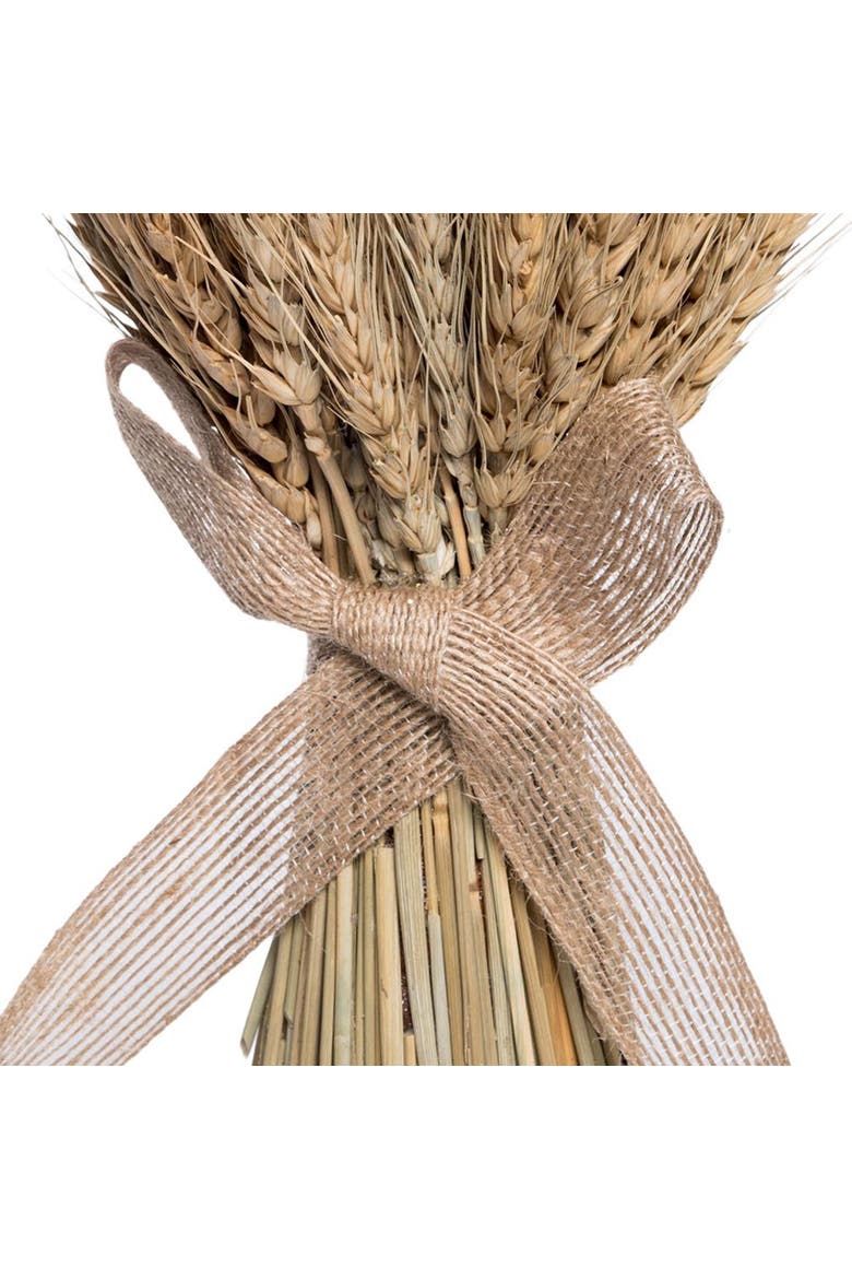 Harvest Wheat Bundle Figurine, Alternate, color, Yellow