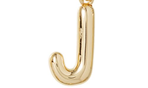 Roxanne Assoulin The Puffy Initial Pendant Necklace In Gold J