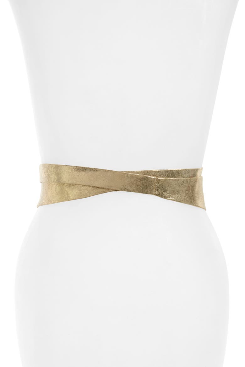 Classic Wrap Belt, Alternate, color, GOLD