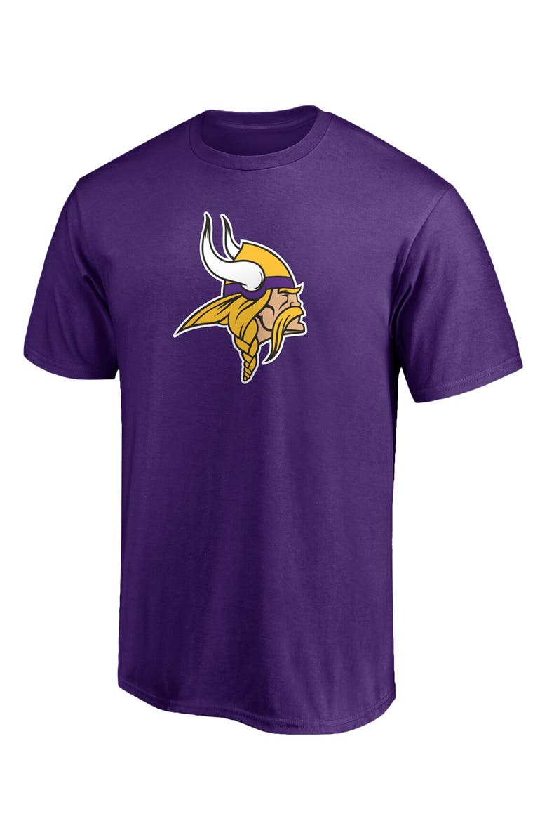FANATICS Men's Fanatics Branded Justin Jefferson Purple Minnesota Vikings Player Icon Name & Number T-Shirt, Main, color,