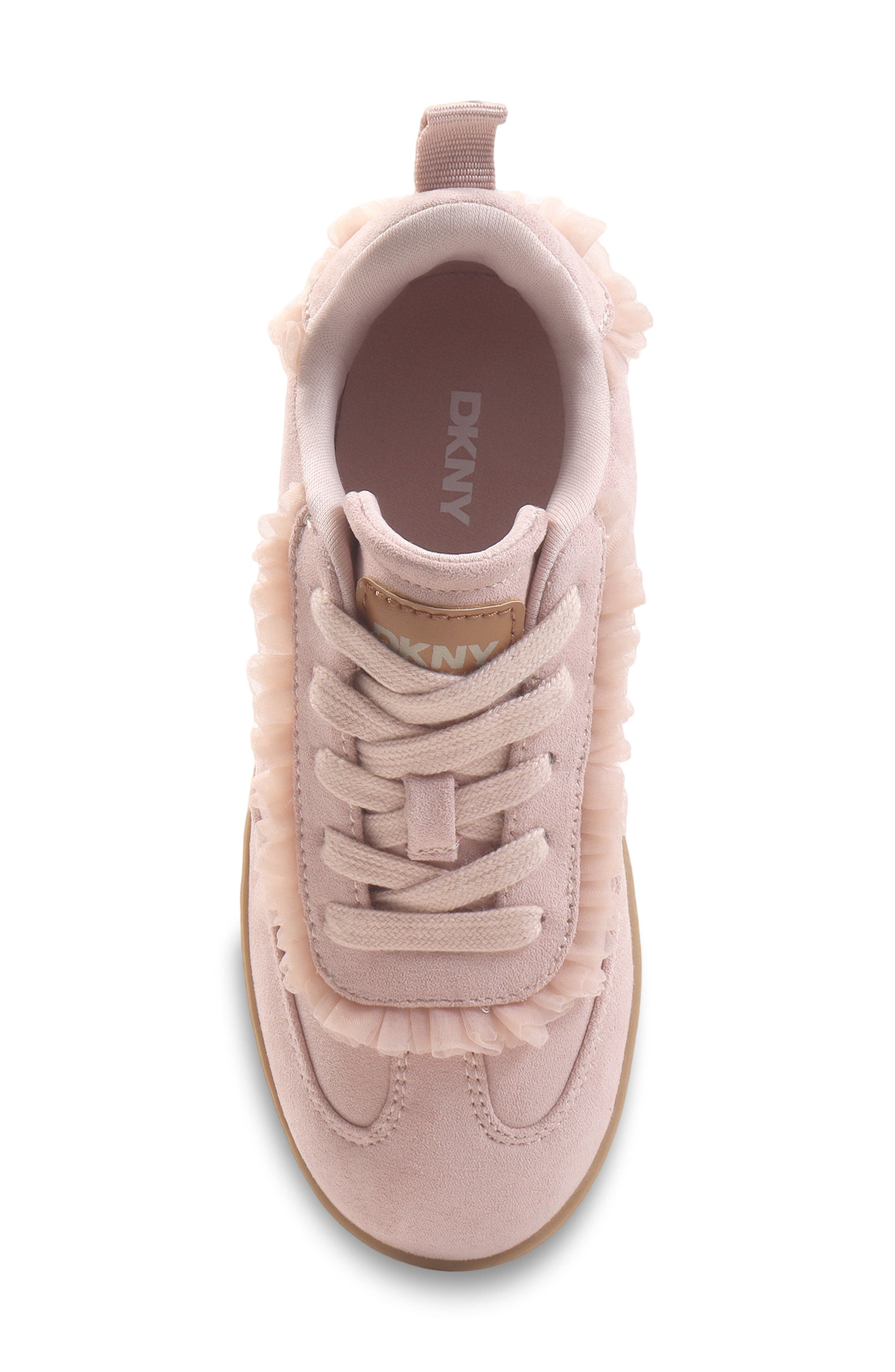 Kids' Xam Ruffle Sneaker, Alternate, color, PINK