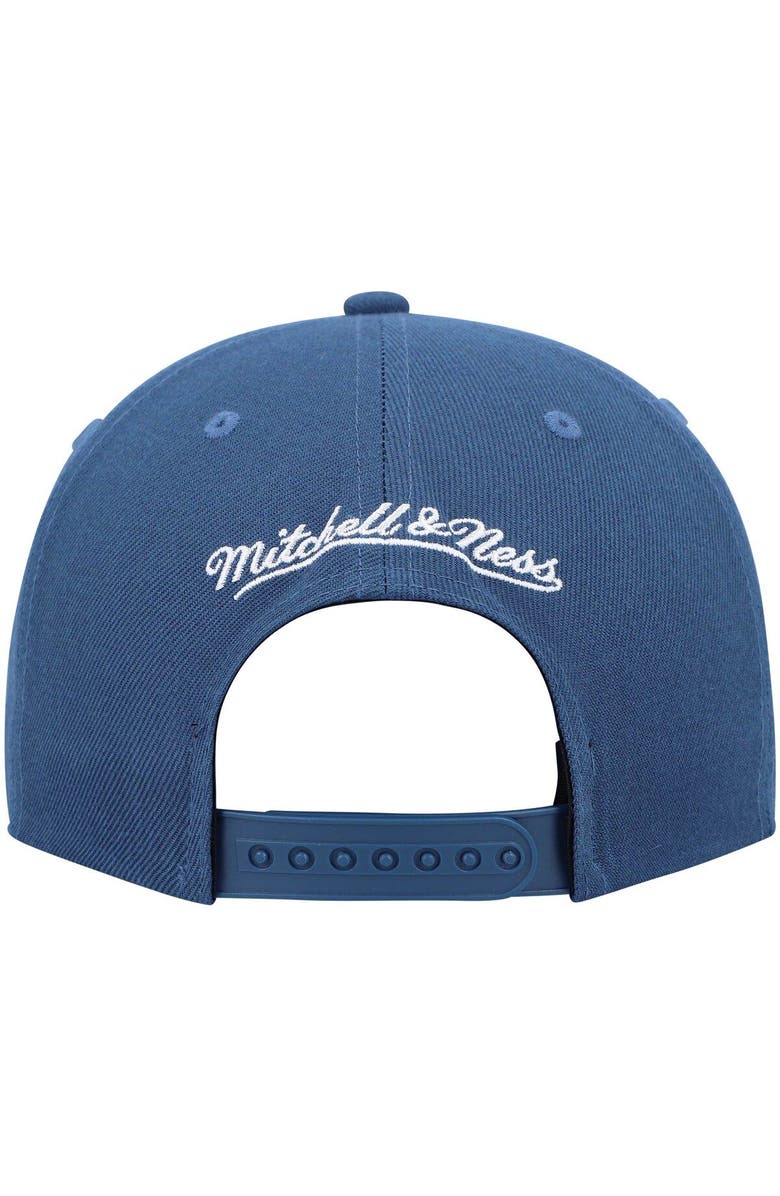 Mitchell & Ness Men's Mitchell & Ness Blue Minnesota Timberwolves Hardwood Classics Team Ground 2.0 Snapback Hat, Alternate, color, 