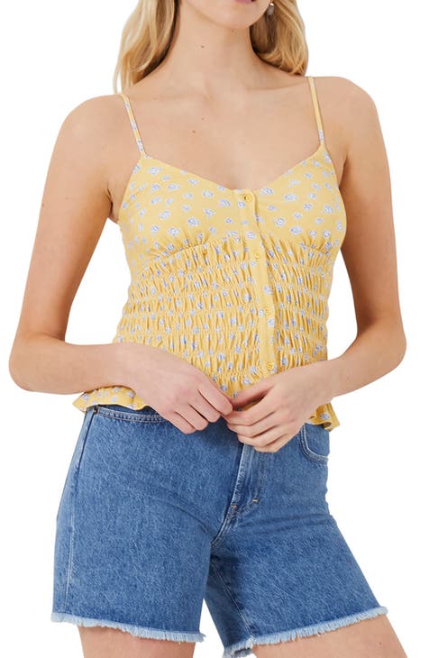 Peony Doria Shirred Camisole