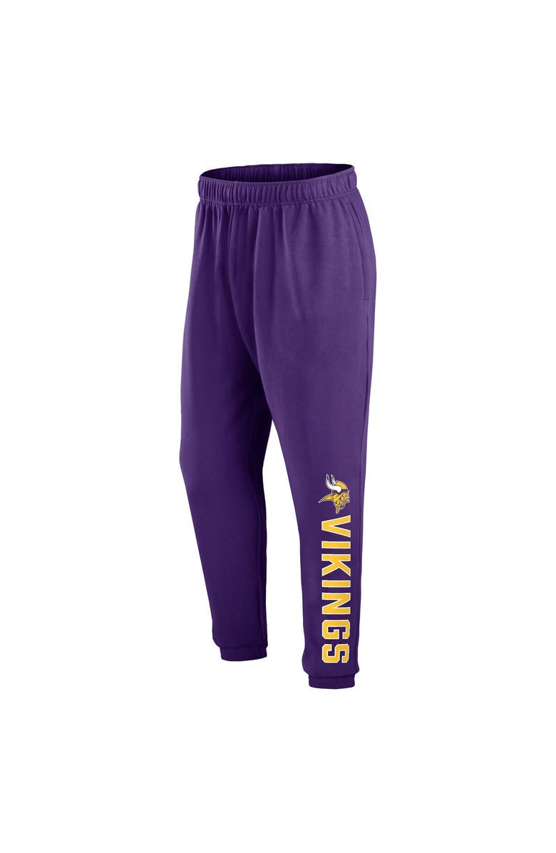 FANATICS Men's Fanatics Branded Purple Minnesota Vikings Big & Tall Chop Block Lounge Pants, Alternate, color, 