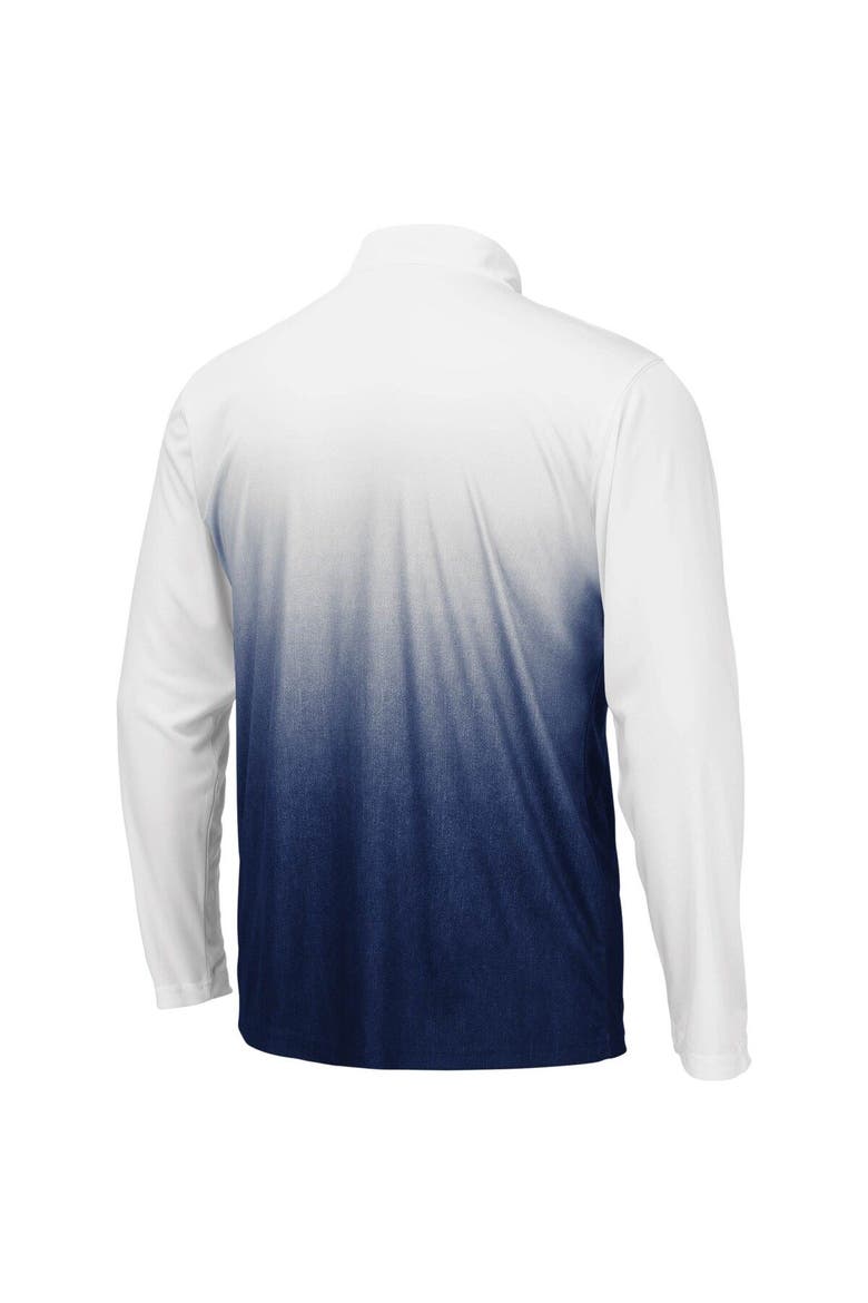 Men's Colosseum Navy Gonzaga Bulldogs Magic Team Logo Quarter-Zip Jacket, Alternate, color, Navy