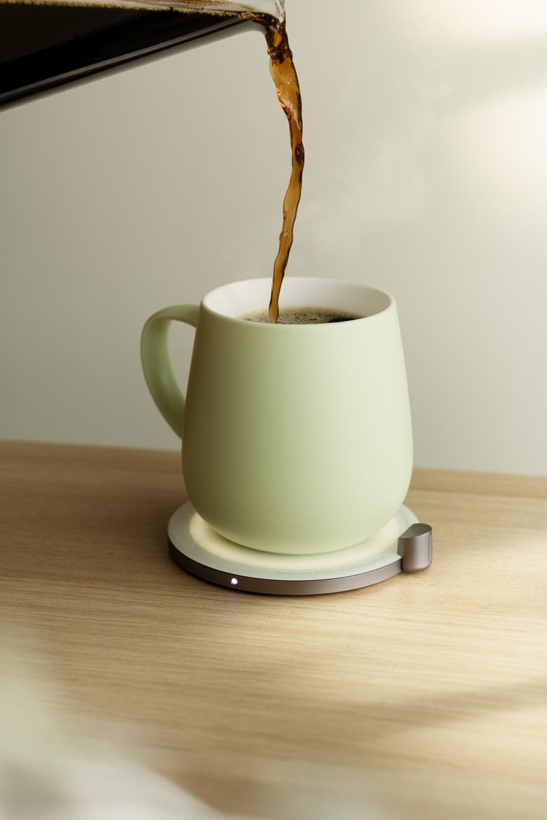 Ui Self-Heating Mug Set - Navy Blue, Alternate, color, Green