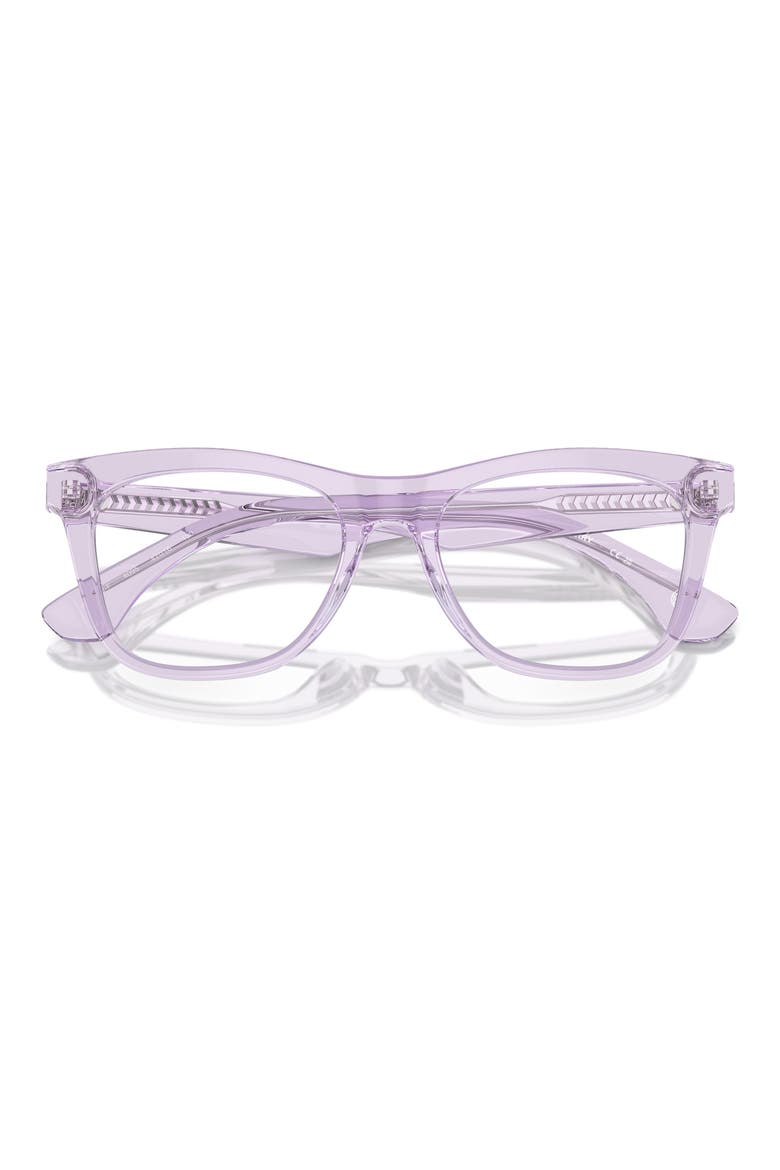 47mm Square Optical Glasses, Alternate, color, LILAC / DEMO LENS