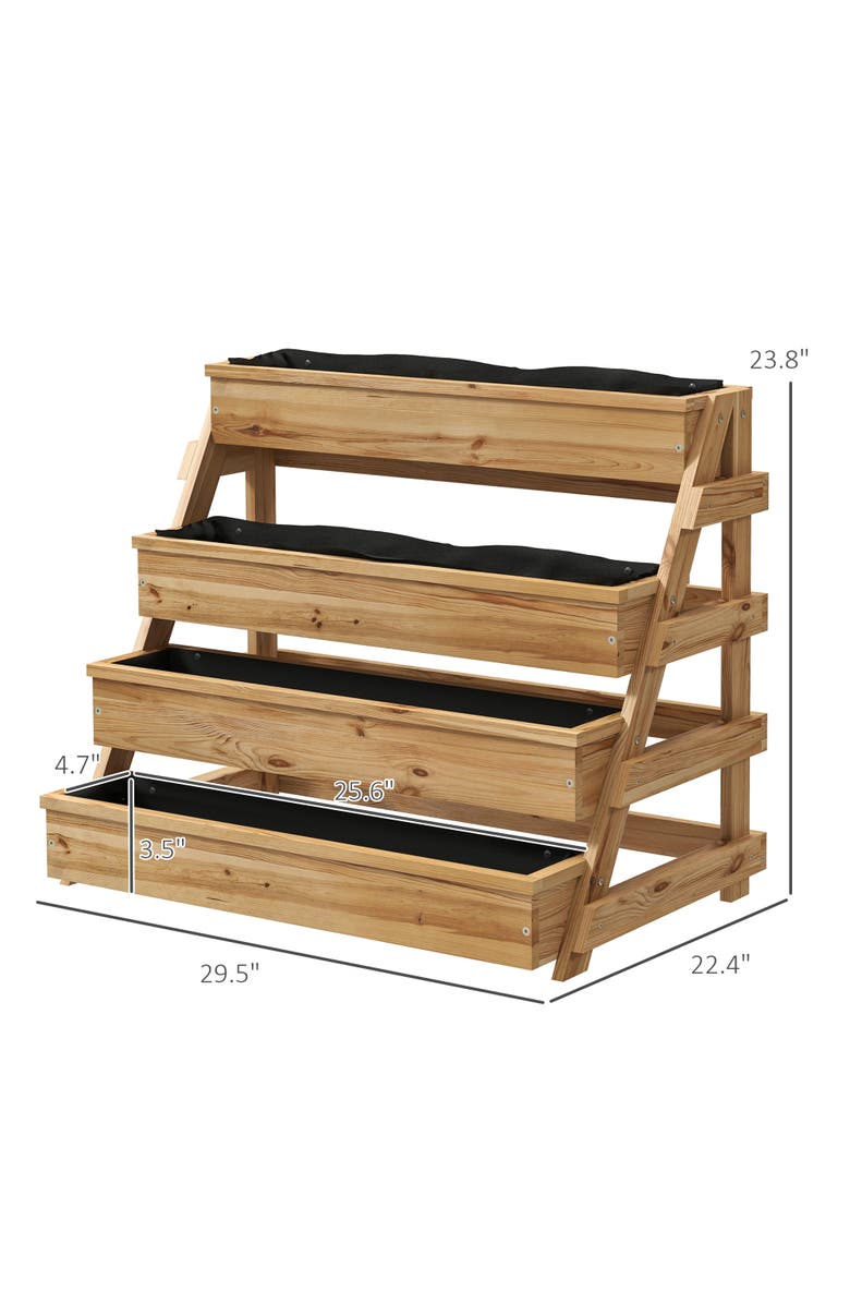 Outsunny Raised Garden Bed, Alternate, color,