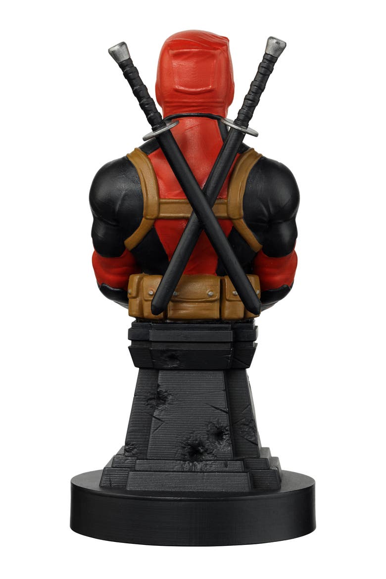 Marvel Deadpool Plinth Phone and Gaming Controller Holder, Alternate, color, Multicolored