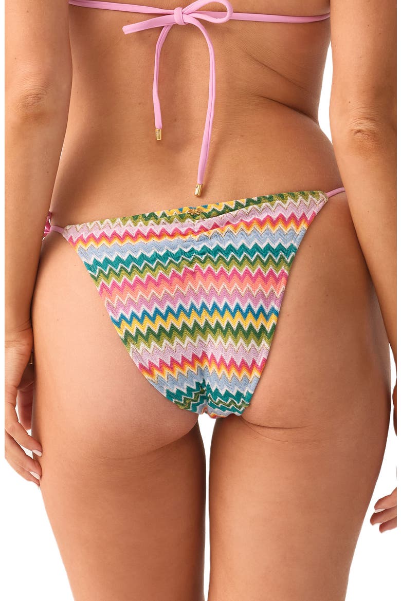 Side Tie Teeny Bikini Bottoms, Alternate, color, ZIGGY