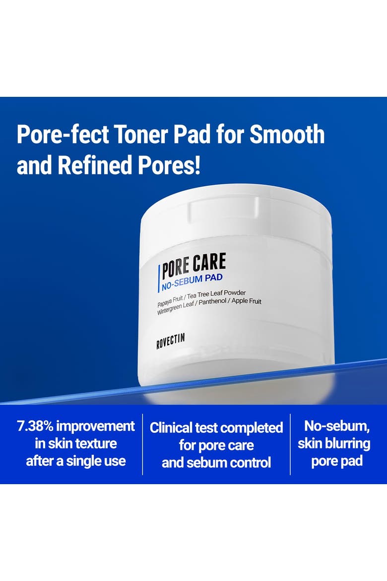 Pore Care No-Sebum Pad 60ea, Alternate, color, 60 pads