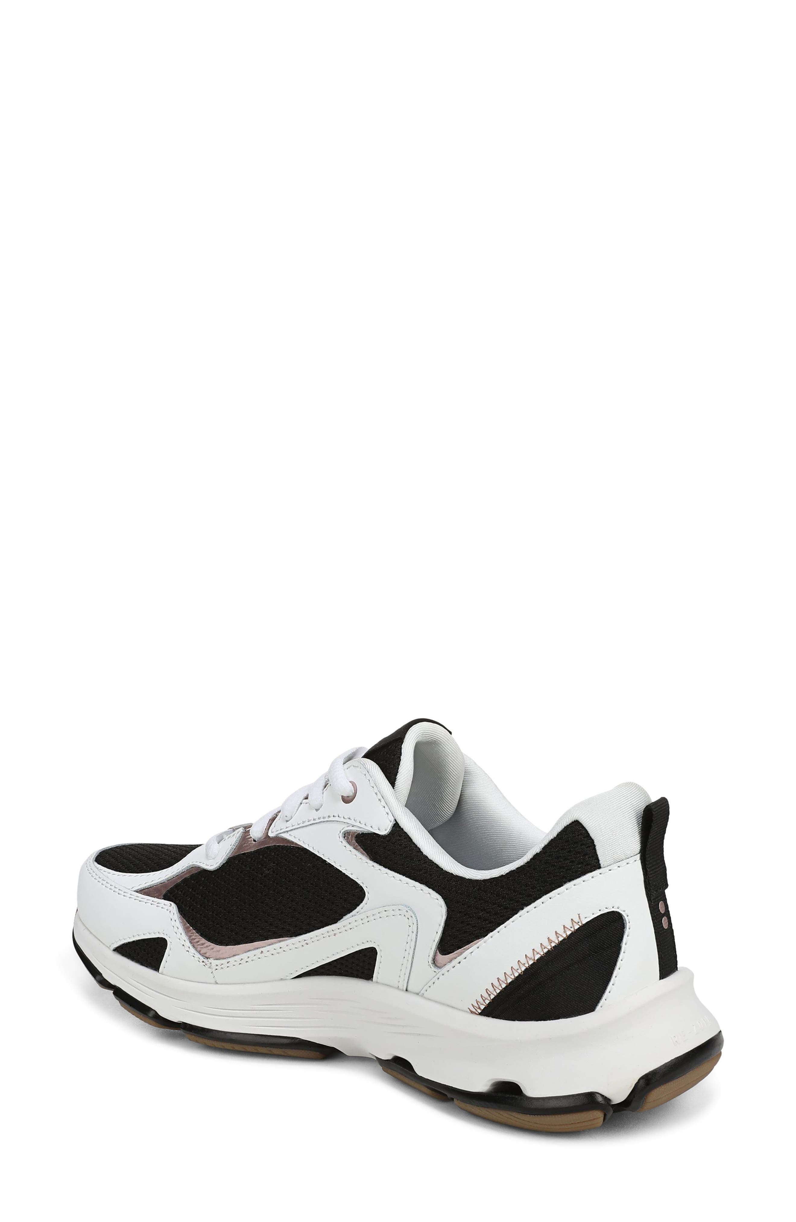 Devotion X Walking Sneaker, Alternate, color, WHITE BLACK