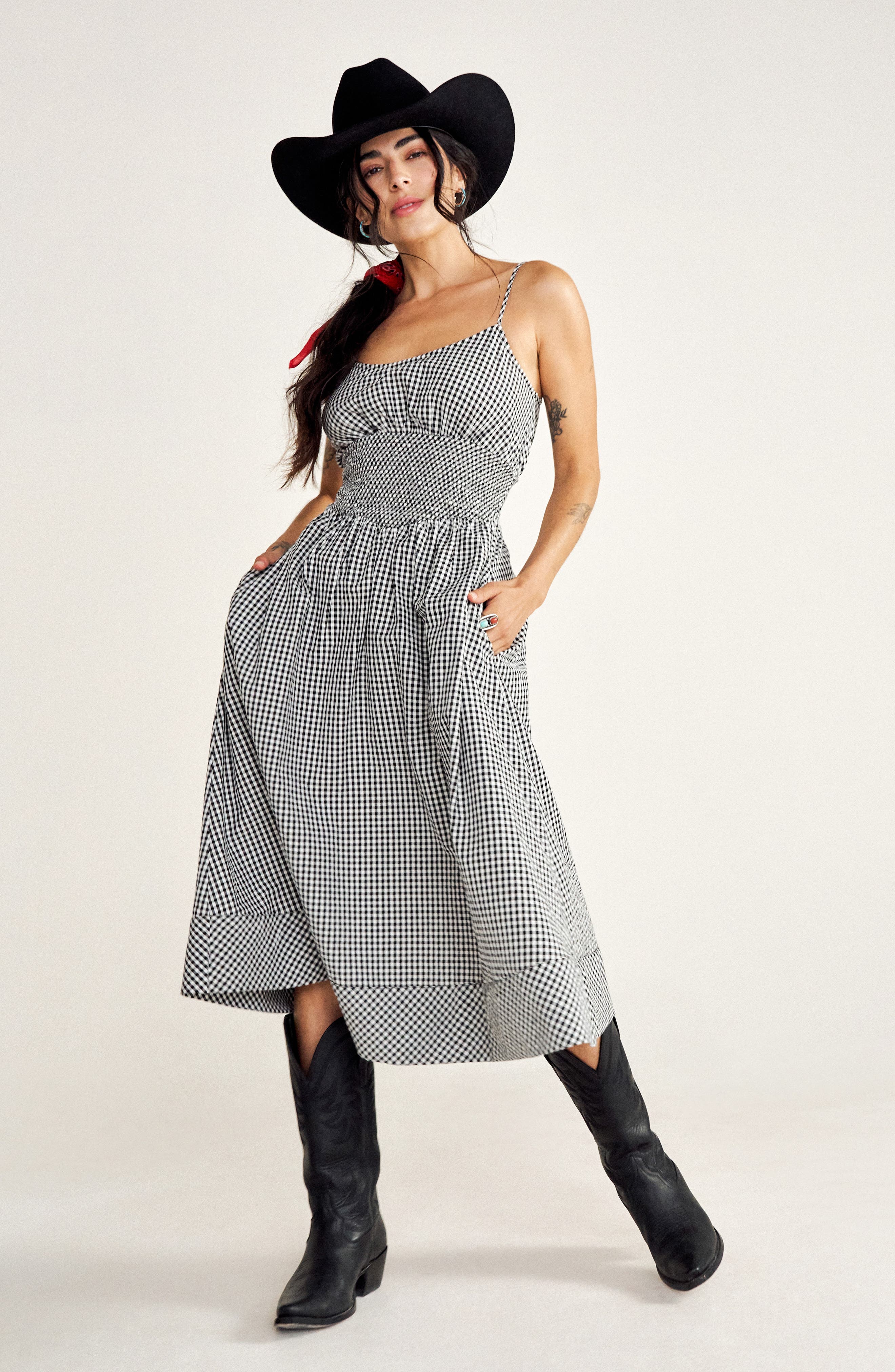 Tecovas The Annie Western Boot, Alternate, color, Midnight