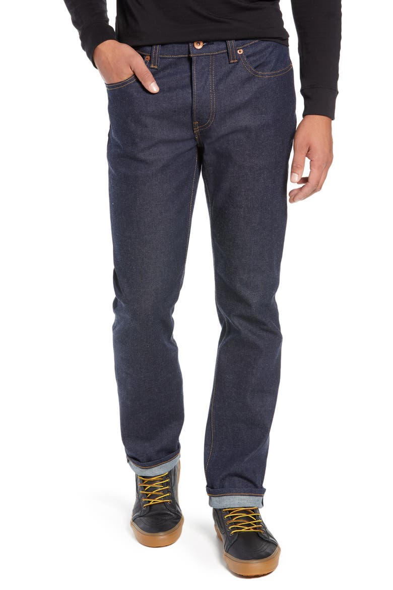 Reserve Straight Leg Jeans, Main, color, RAW INDIGO