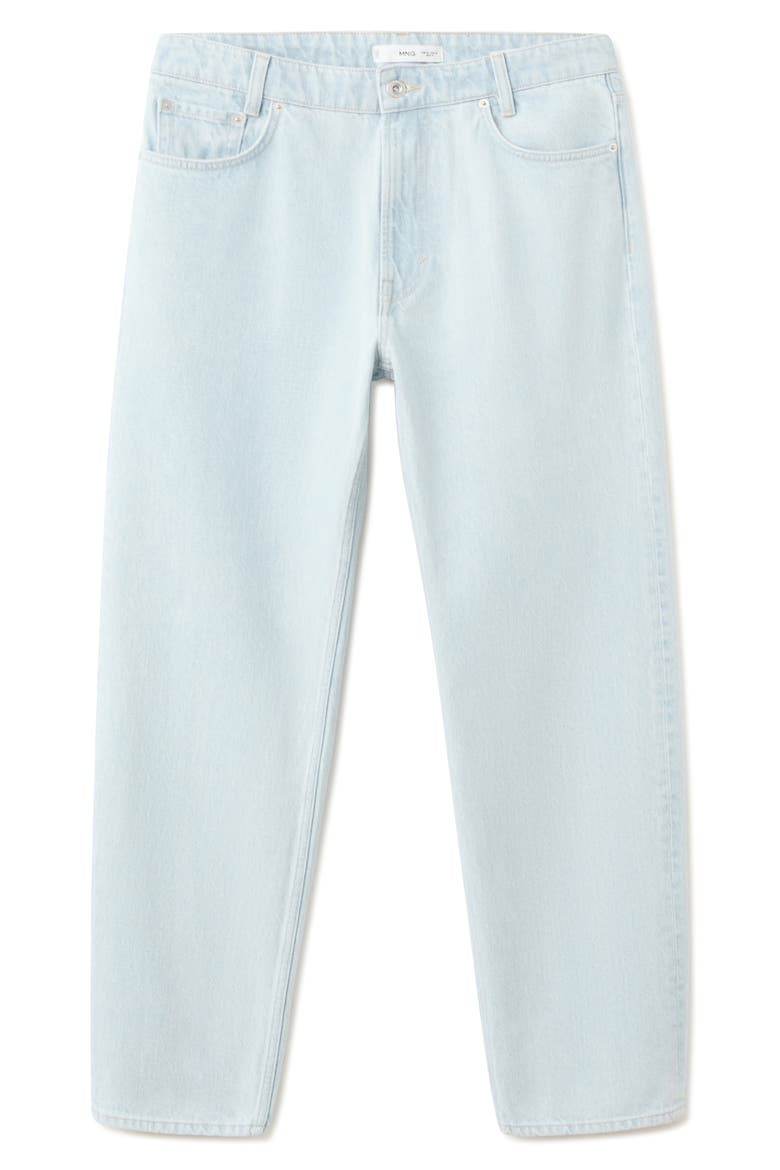 Relaxed Straight Leg Jeans, Alternate, color, BLEACH BLUE