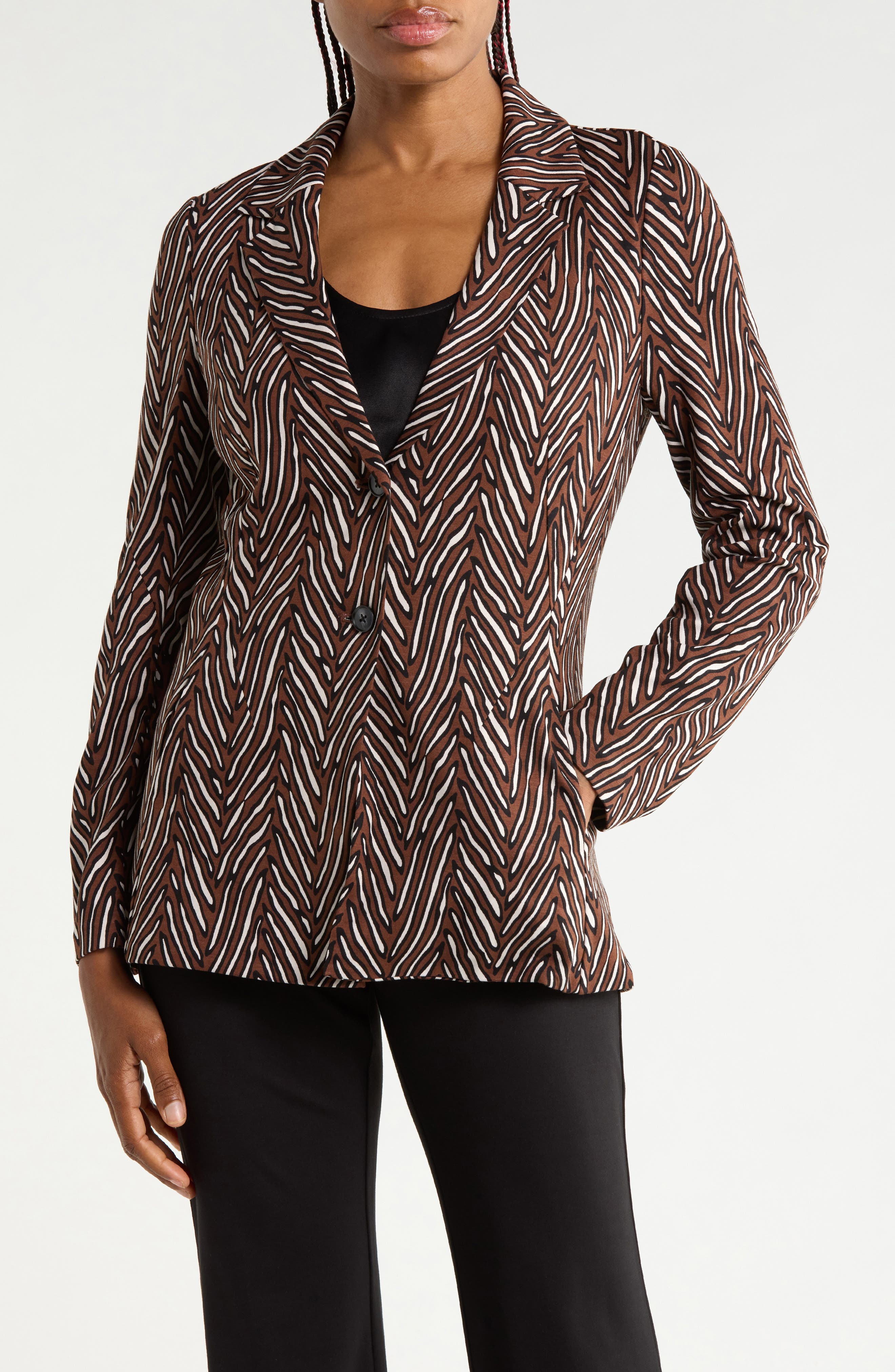 Ophelia Tiger Print Blazer