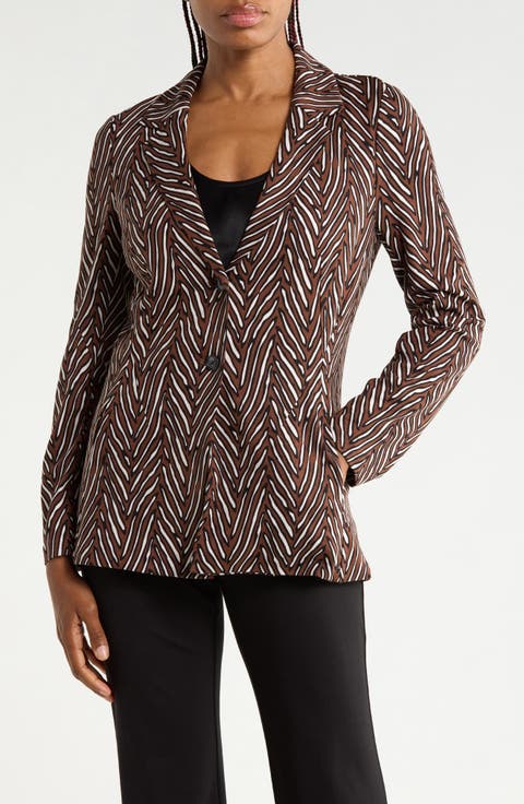 Ophelia Tiger Print Blazer