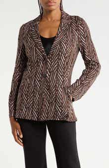 Ophelia Tiger Print Blazer