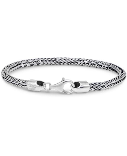 Devata Foxtail Chain Bracelet In Metallic