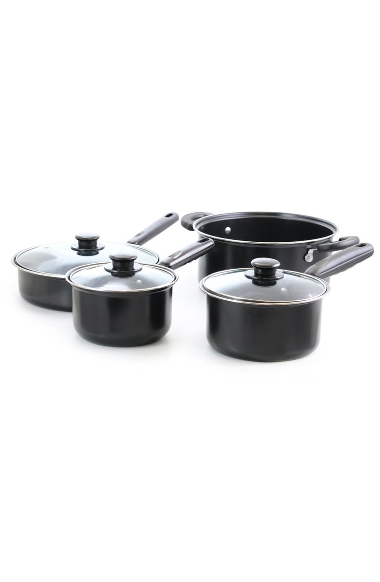 Better Chef 7 Piece Deluxe Non-Stick Cookware Set, Main, color, Black