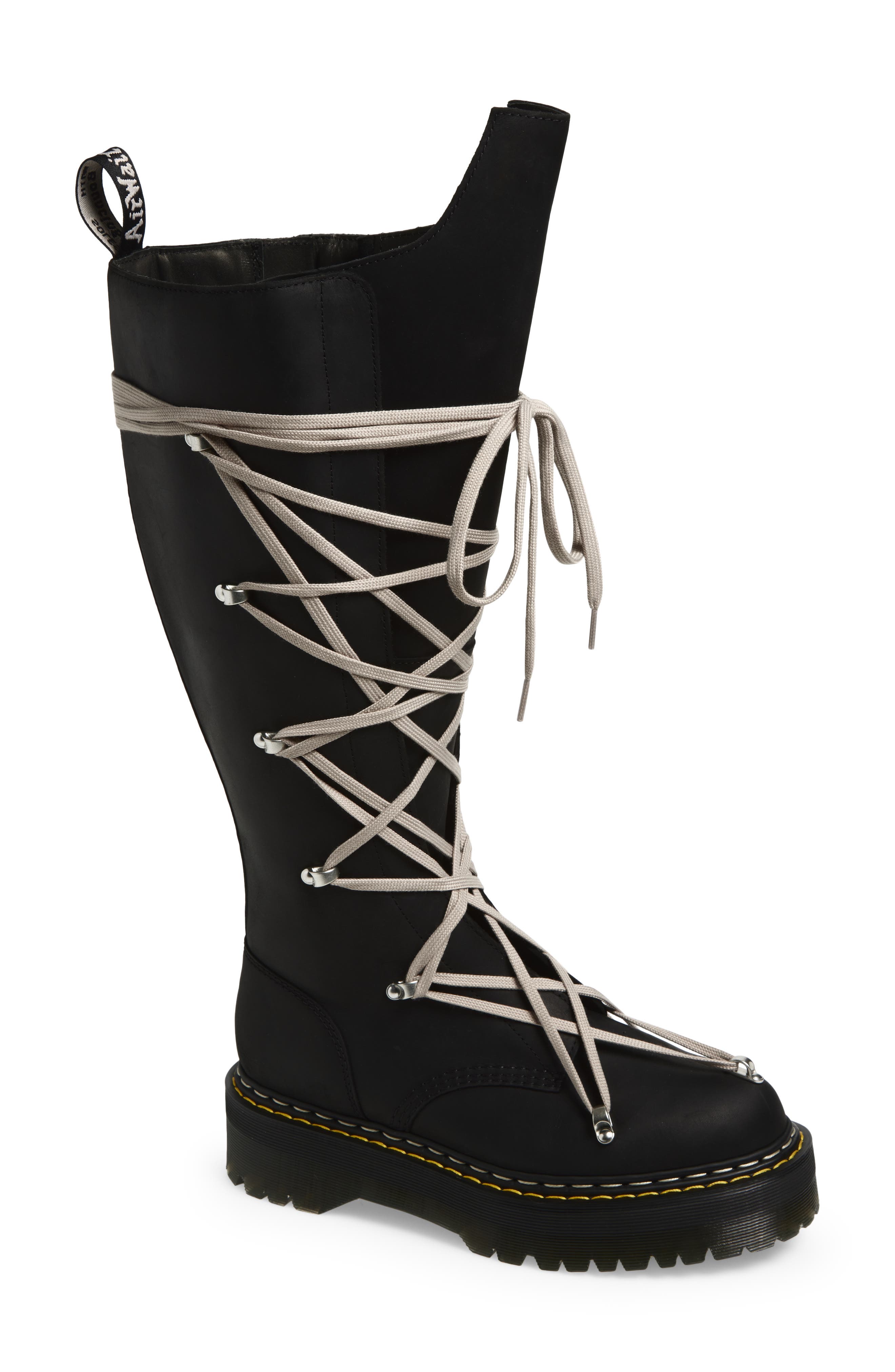 Rick Owens × Dr.Martens 1460 Quad Sole Dr. Martens 1460 Quad Leather Platform Boot Rick Owens Men's