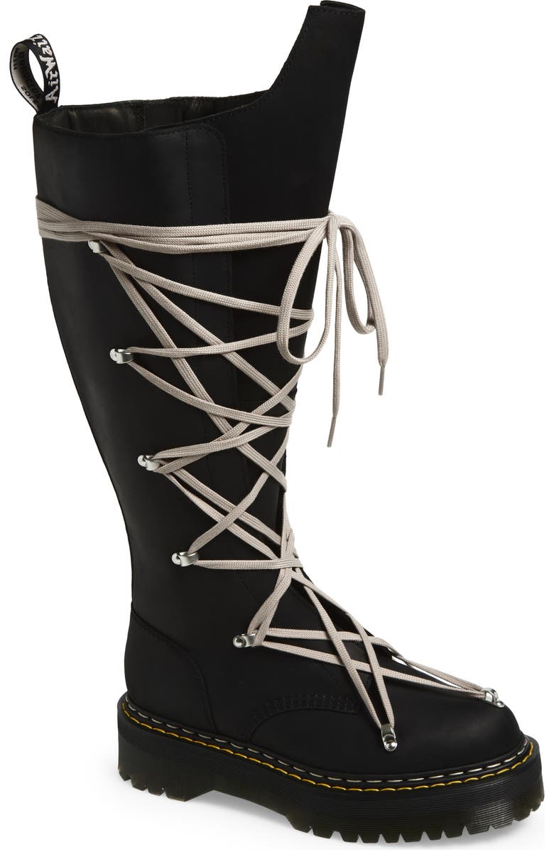 Rick Owens x Dr. Martens 1B60 Quad Sole Pentacle Boot, Main, color,