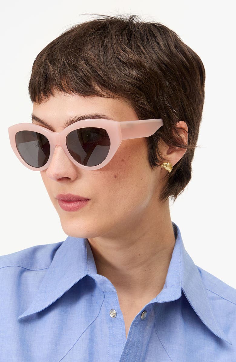 Clare V. Croissant Stud Earrings, Alternate, color, Vintage Gold