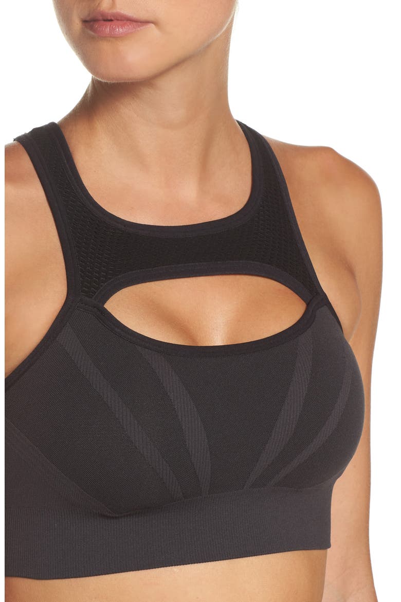 Charge Sports Bra, Alternate, color, BLACK