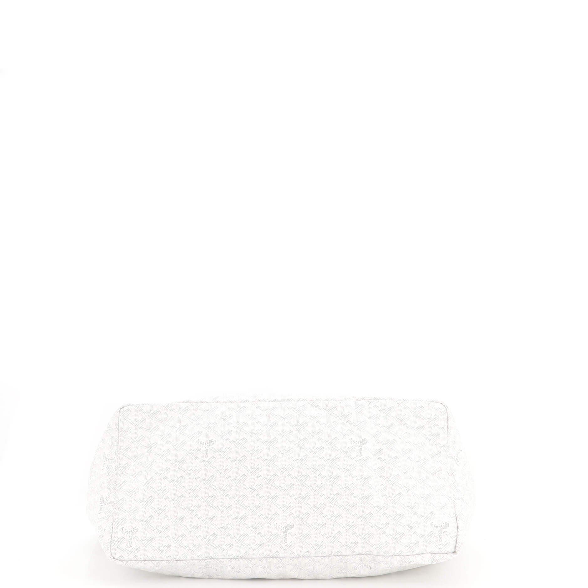 Saint Louis Tote Printed Coated Canvas GM, Alternate, color, White