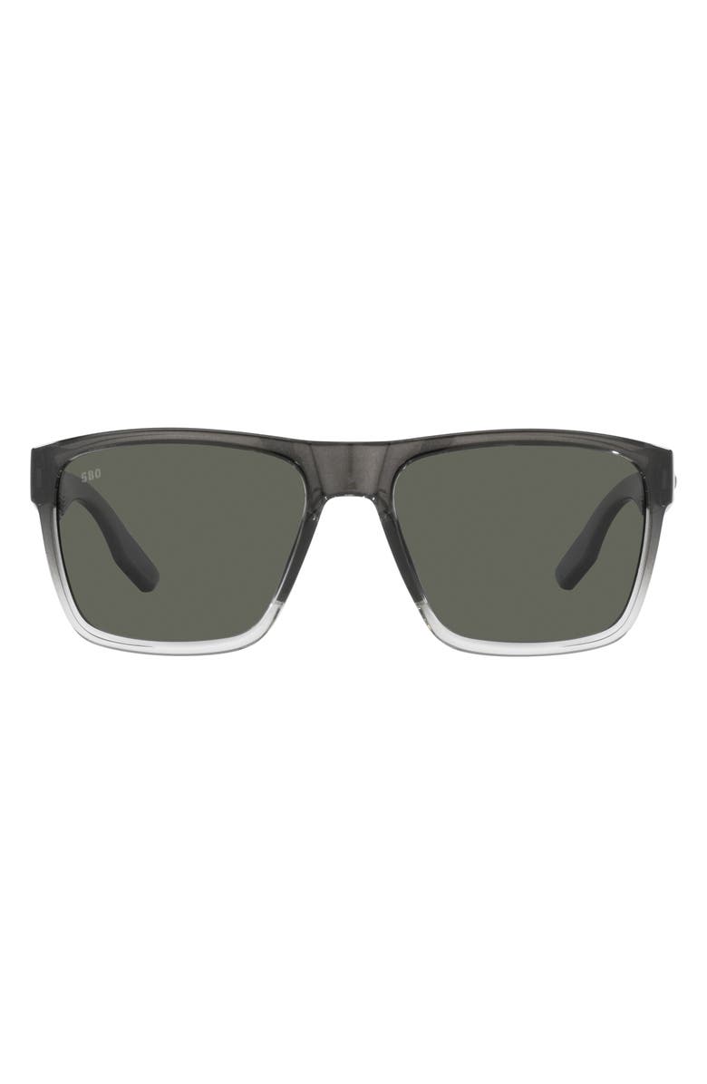 Costa Del Mar Paunch XL 59mm Square Sunglasses, Main, color, Gray