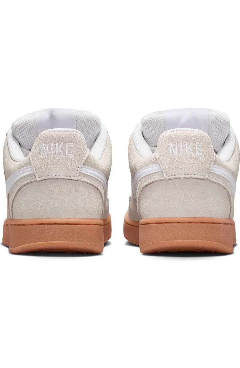 Nike Court Vision Low Sneaker, Alternate, color, White/ Black/ Brown