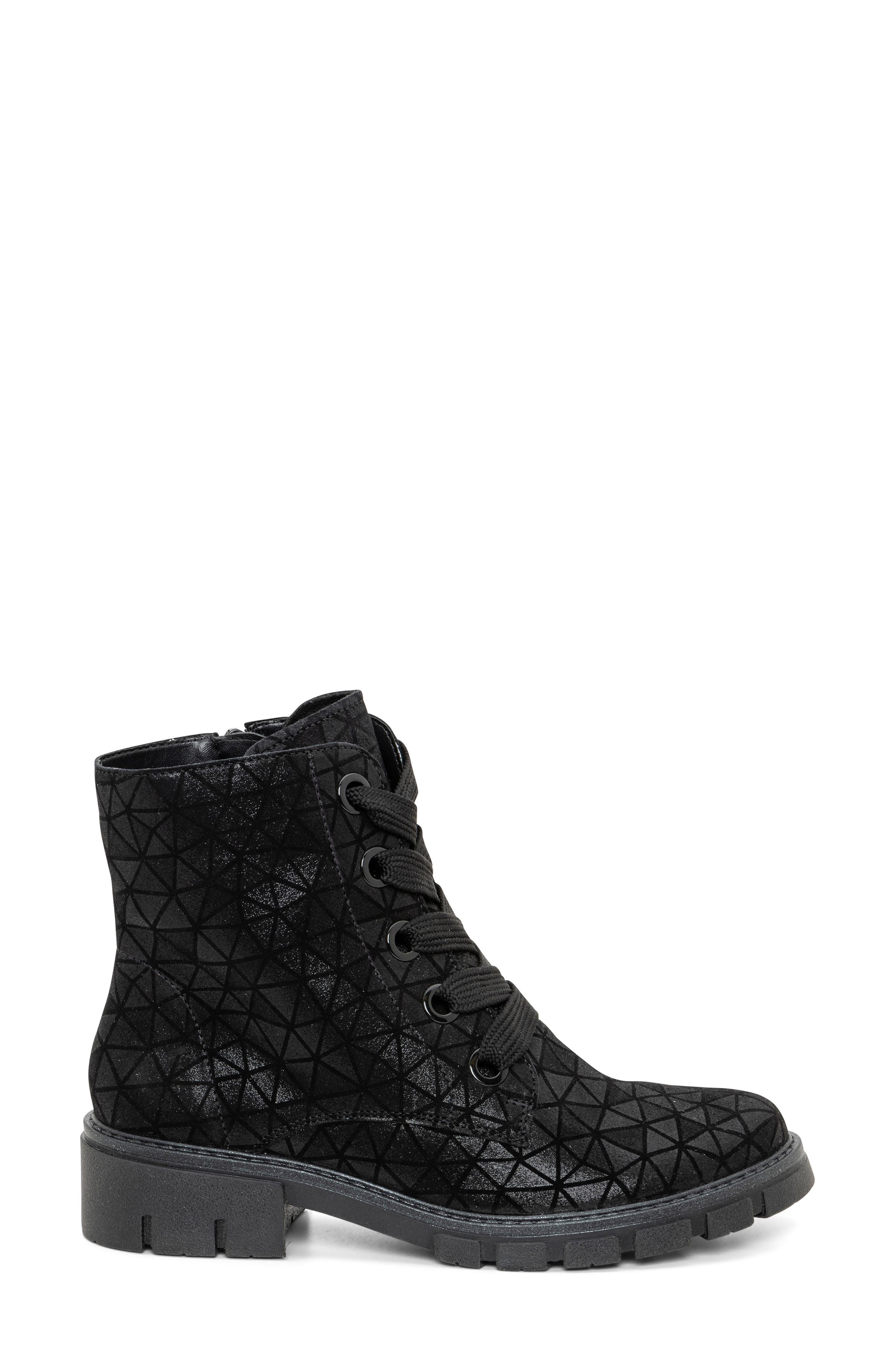 Debbie Lace-Up Boot, Alternate, color, BLACK