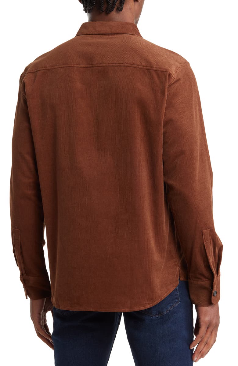 WESTZEROONE Barton Shirt Jacket, Alternate, color, Tobacco