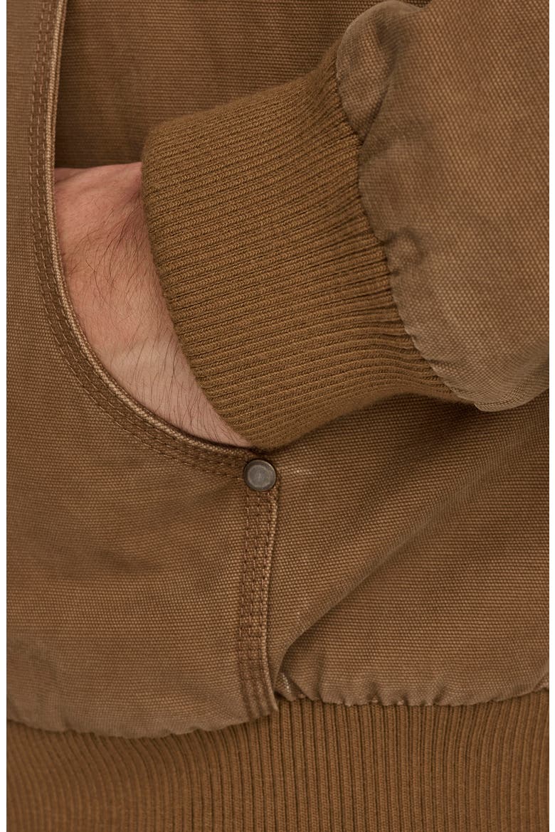 Lightweight Workwear Hooded Jacket, Alternate, color, BROWN