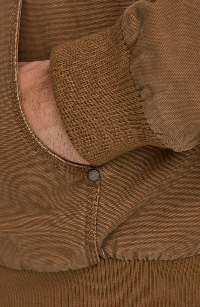 Levi's<sup>®</sup> Lightweight Workwear Hooded Jacket, Alternate, color, Brown