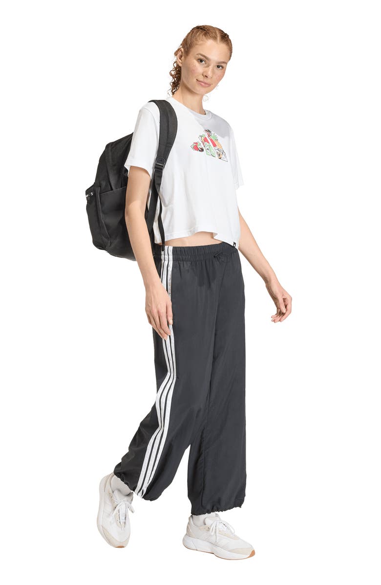adidas Food Cropped Loose Graphic T-Shirt, Alternate, color,