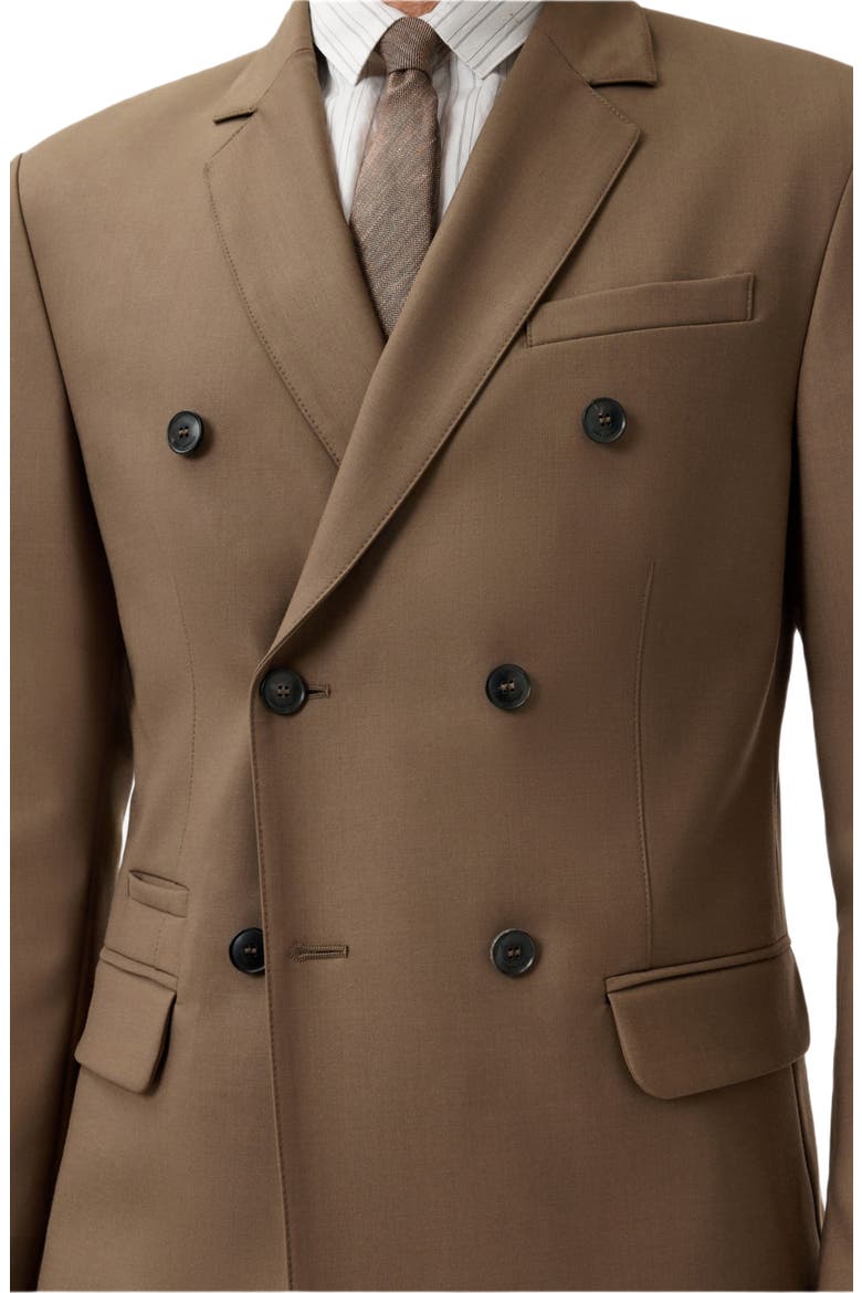 Devitt Double Breasted Blazer, Alternate, color, TWIG