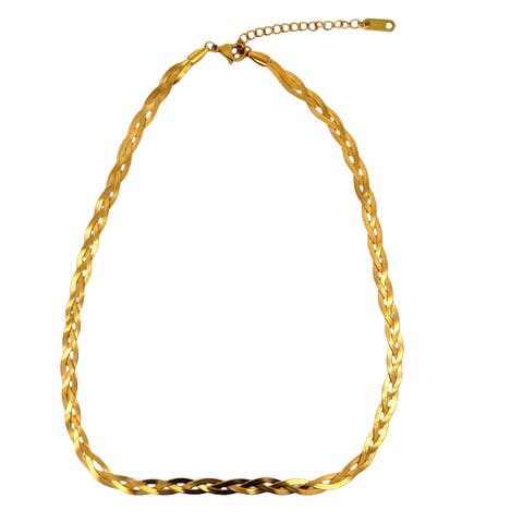 Herringbone Braided Necklace