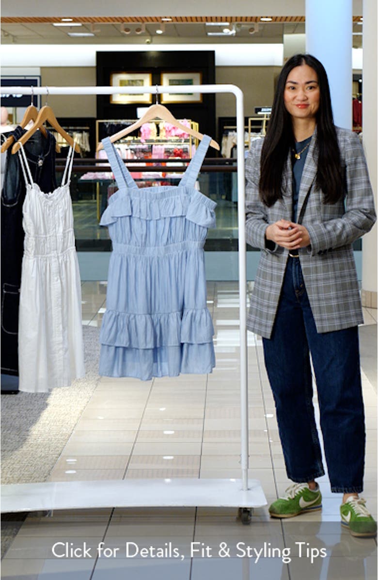 Jane Ruffle Cutout Minidress, sales video thumbnail