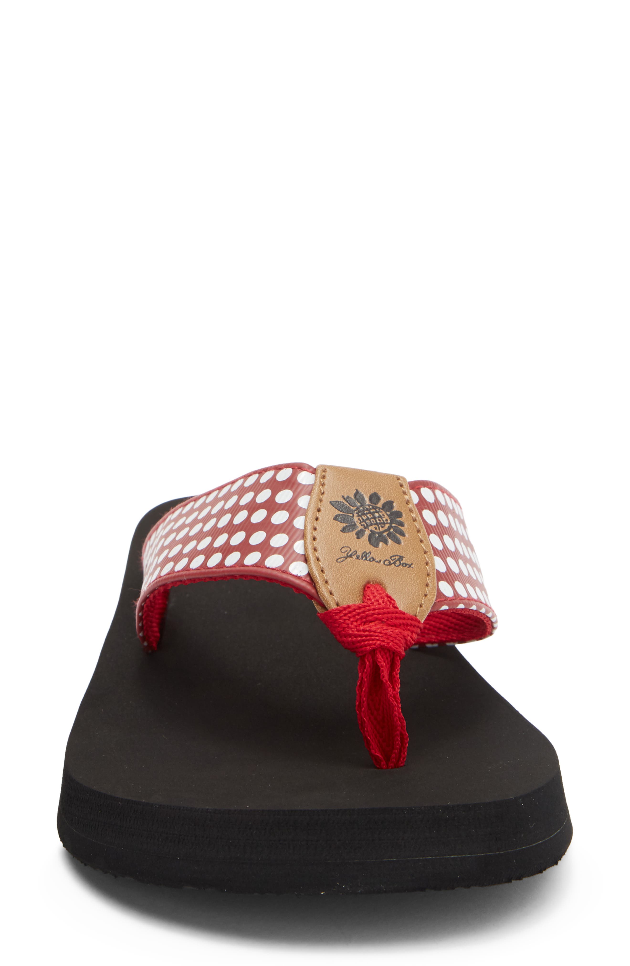 Fromy Flip Flop Sandal, Alternate, color, RED