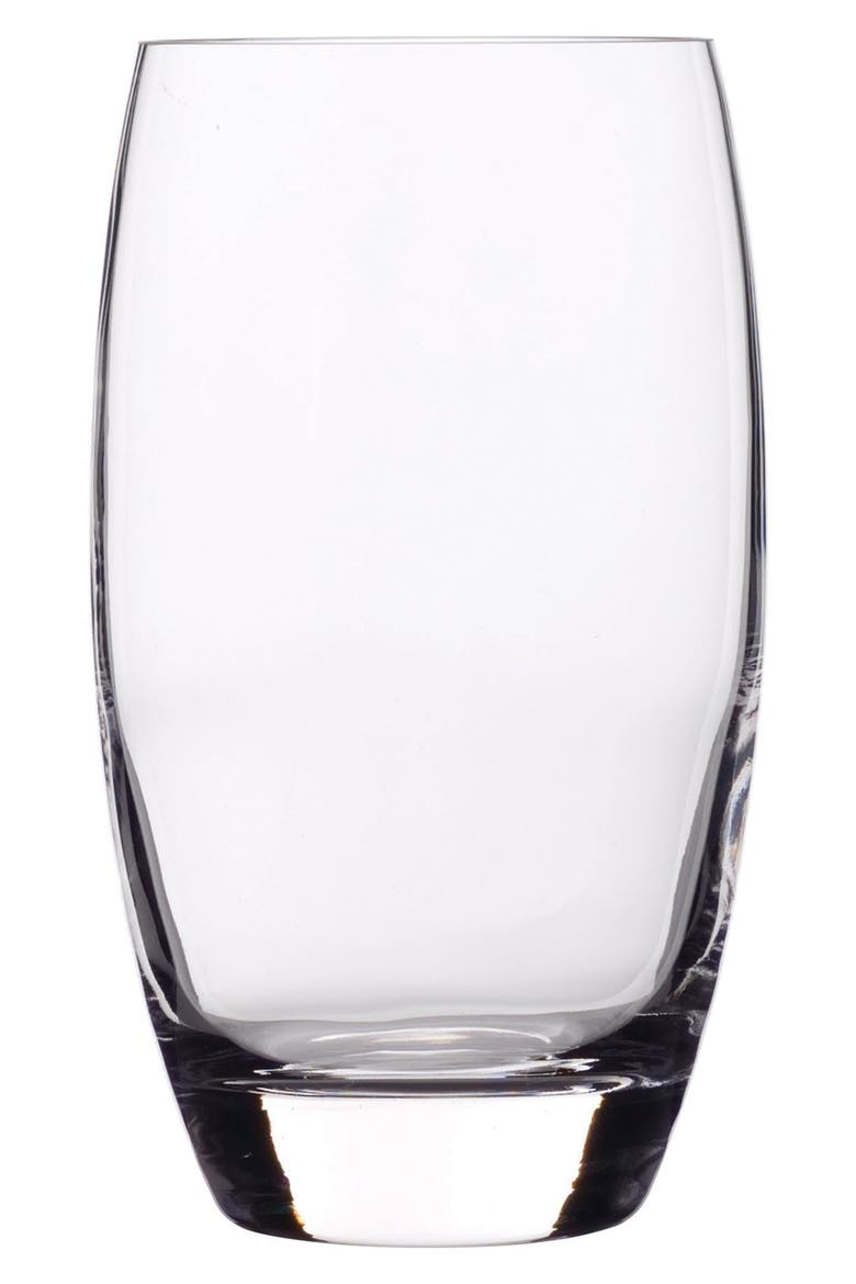 Crescendo 20 oz. Beverage/Tumbler Glasses, Set of 4, Main, color, CLEAR