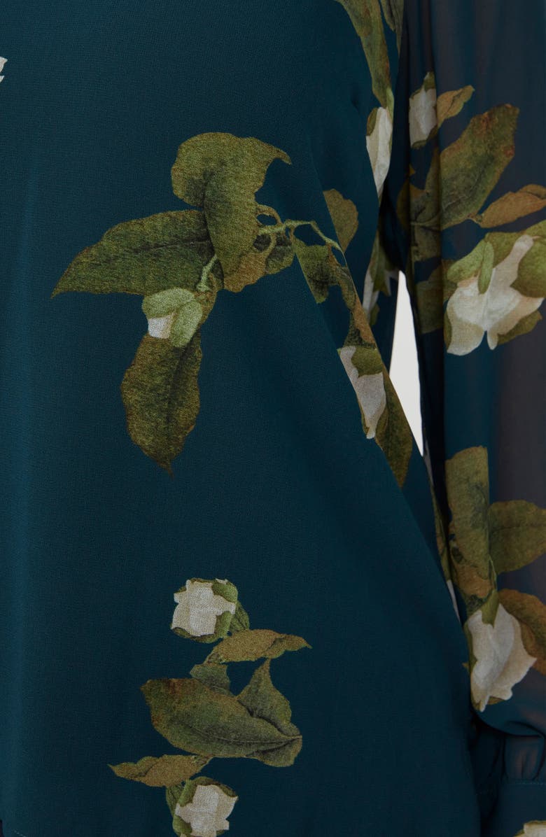 Estelle Summit Bloom Tie Cuff Top, Alternate, color, 