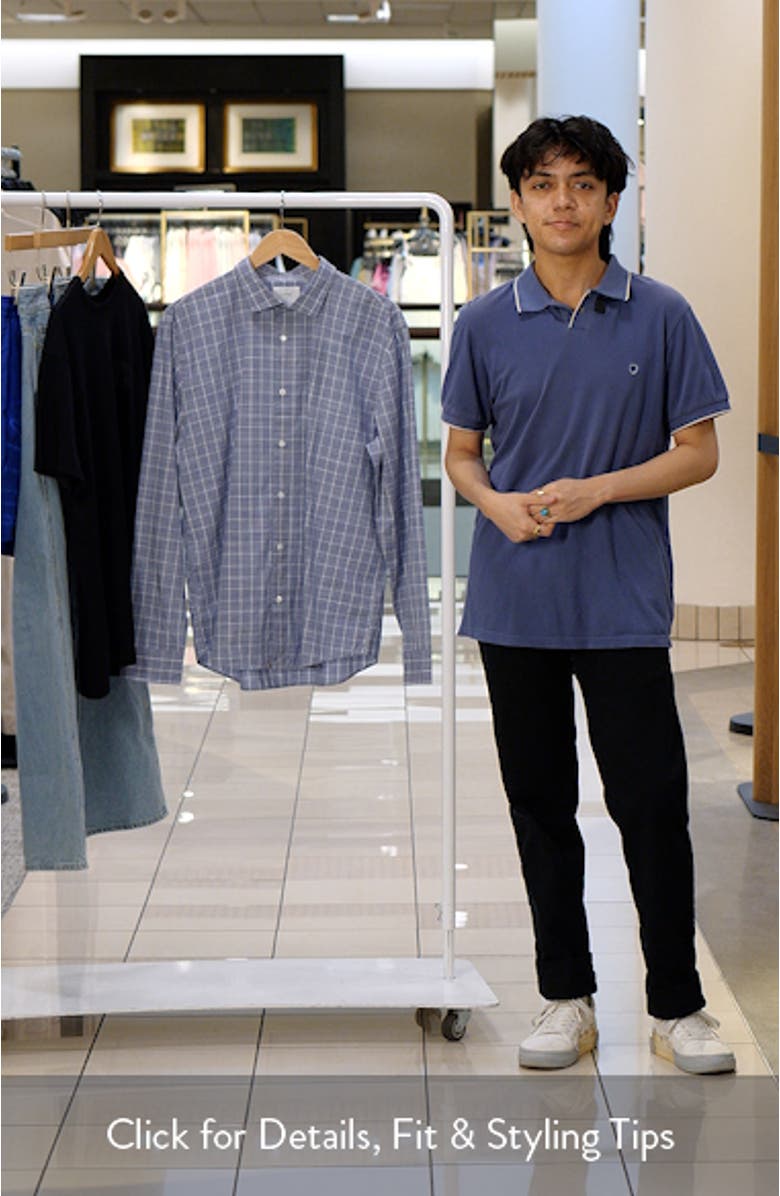 Hutcheson Plaid Button-Up Sport Shirt, sales video thumbnail