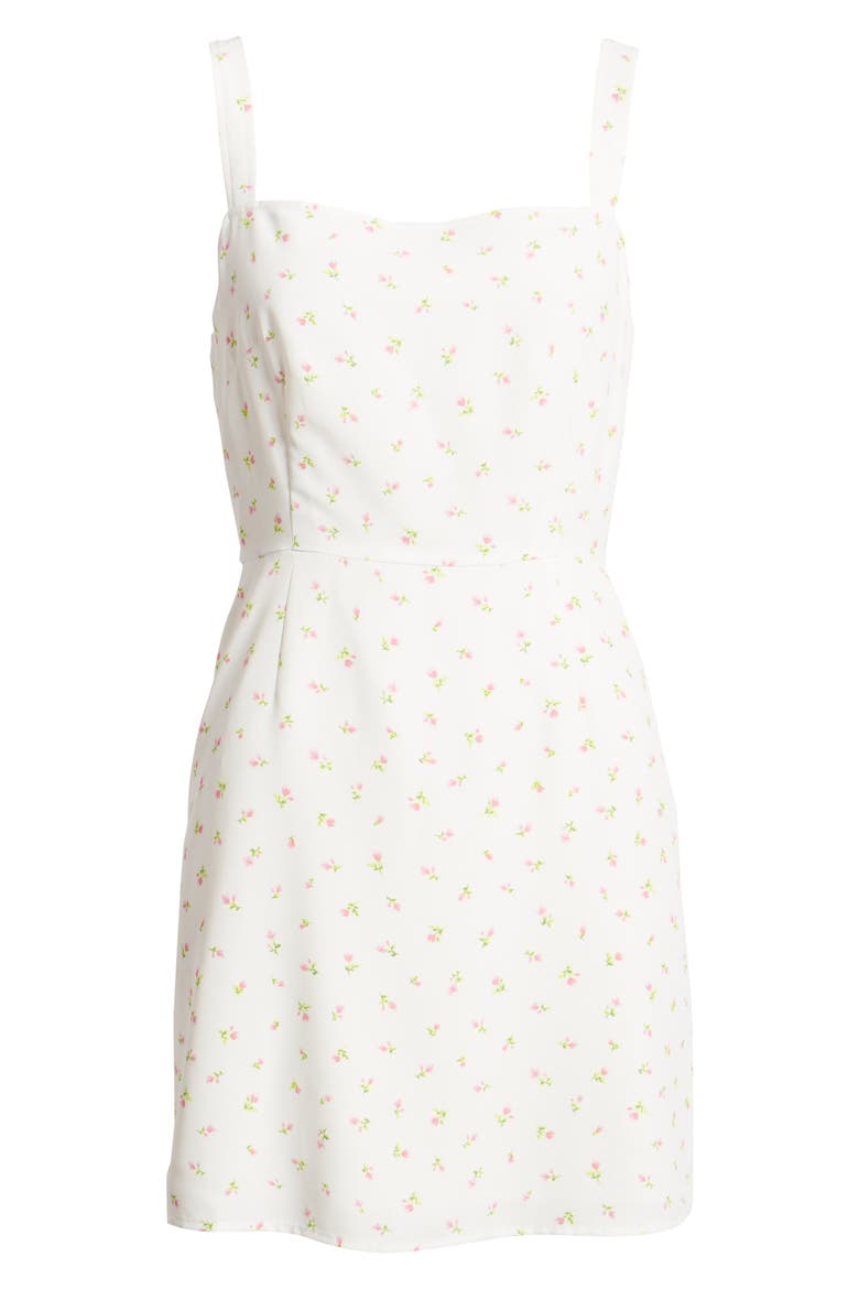 Easy Tank Minidress, Alternate, color, IVORY MICRO DITSY