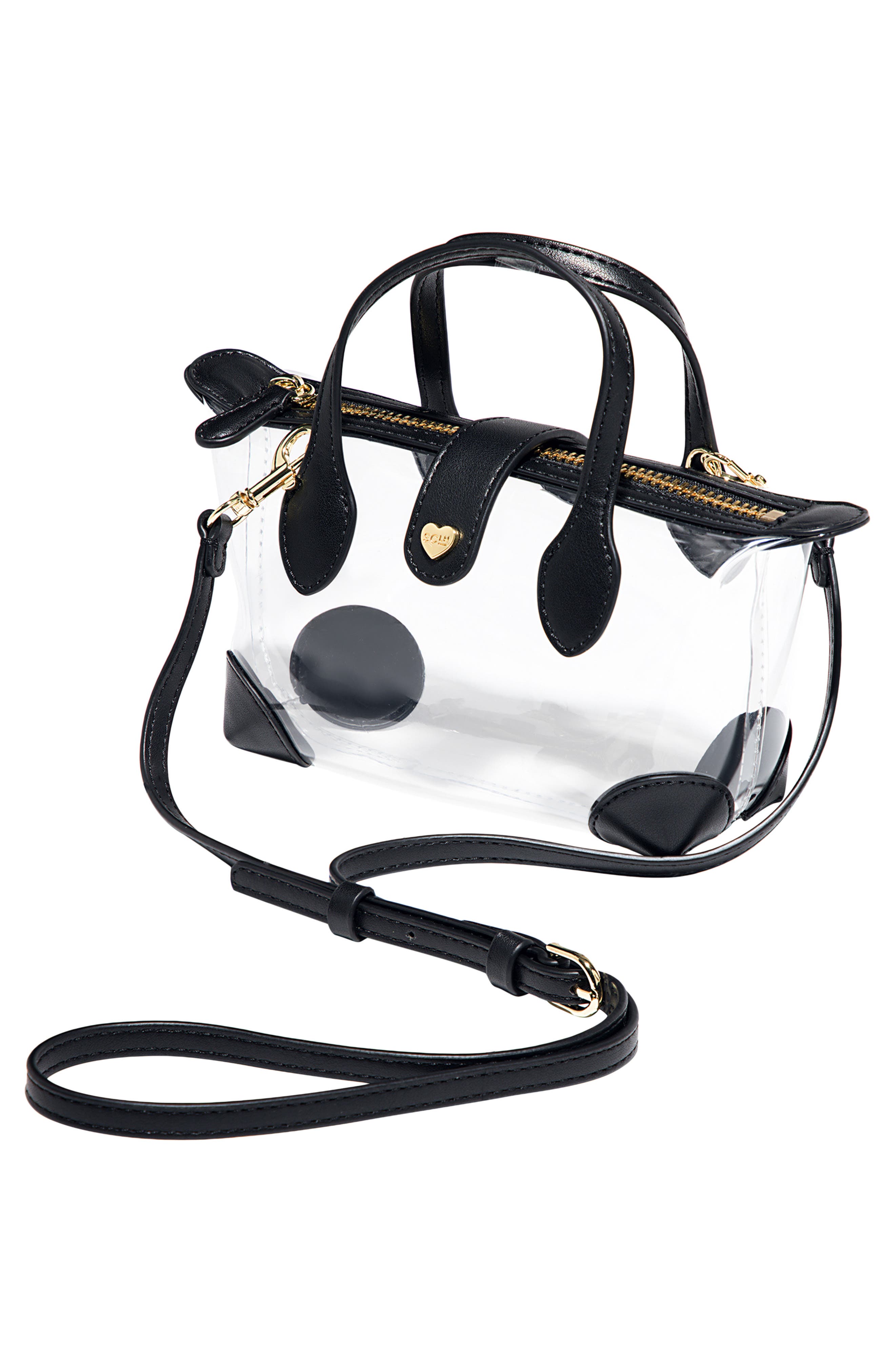 Stoney Clover Lane Clear Crossbody Bag, Alternate, color, Clear/ Noir