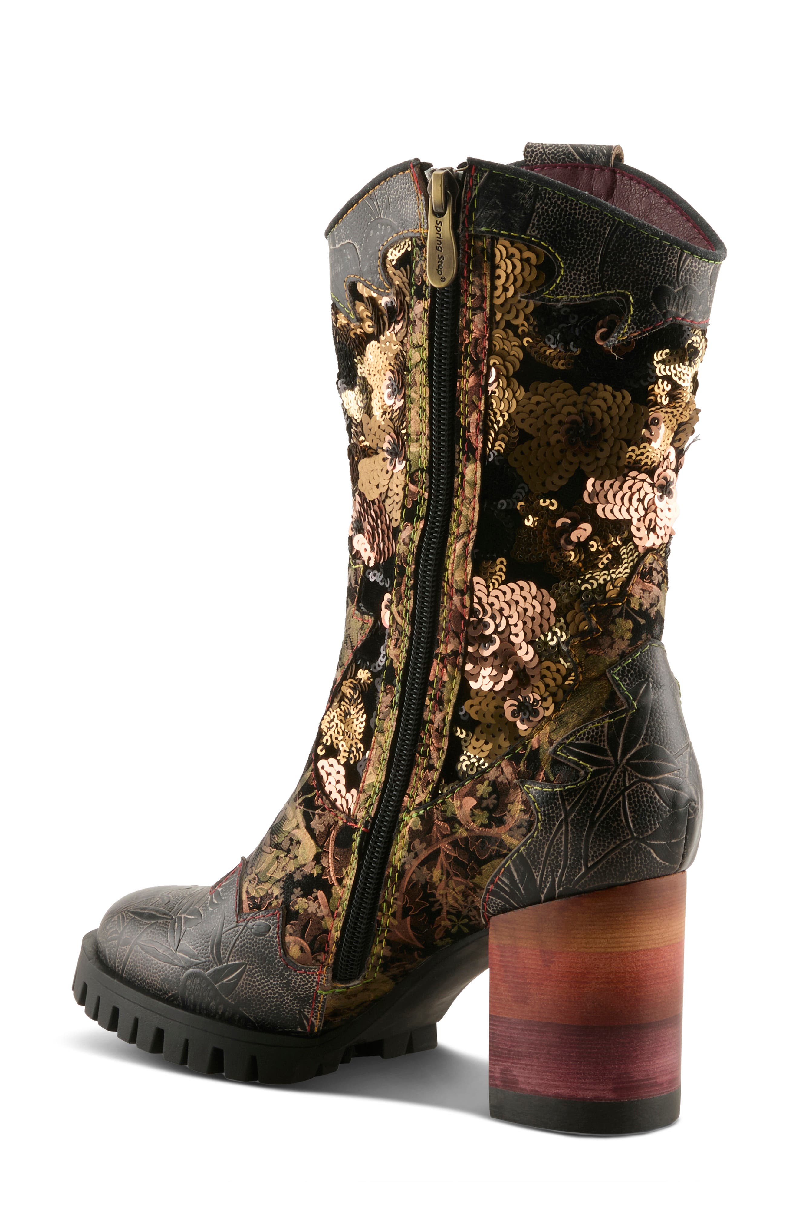 Myohmy Bootie, Alternate, color, BLACK MULTI