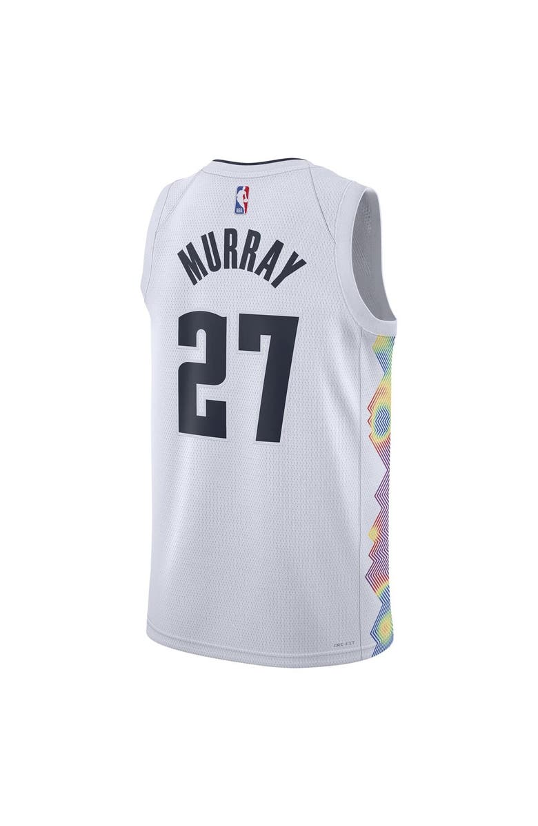 Nike Unisex Nike Jamal Murray White Denver Nuggets 2024/25 Swingman Player Jersey - City Edition, Alternate, color, 